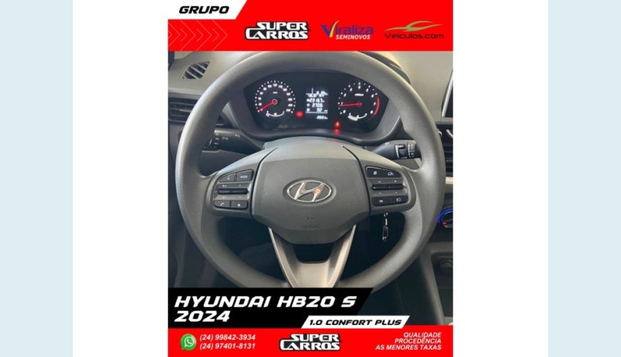 HYUNDAI HYUNDAI HB 20S FLEX MANUAL 4P - BRANCO - 2024 Foto 8 (Grande)
