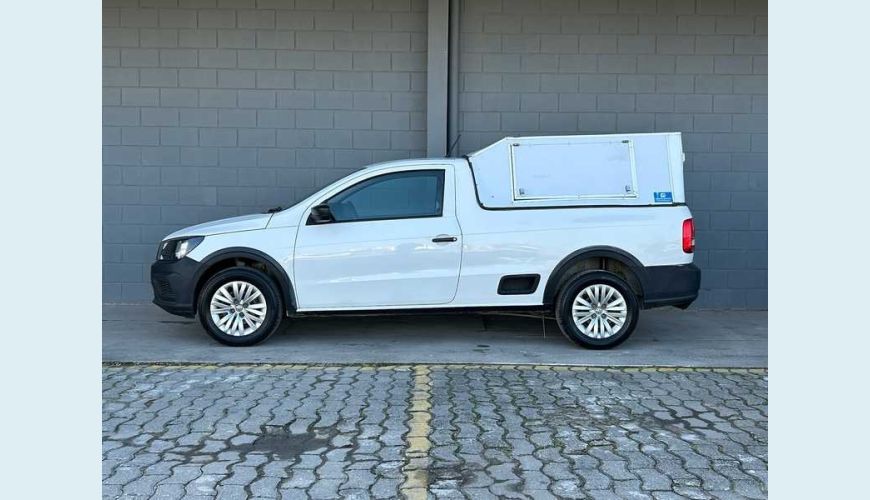 VOLKSWAGEN SAVEIRO ROBUST 1.6 MSI CS (FLEX) - BRANCO - 2023 Foto 8 (Grande)