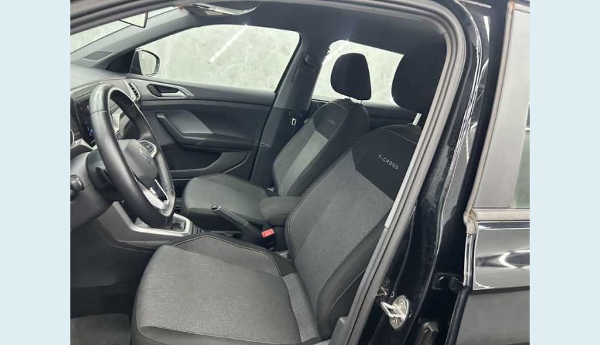 VOLKSWAGEN T-CROSS 1.0 200 TSI 12V AUT. FLEX - PRETO - 2025 Foto 8 (Grande)