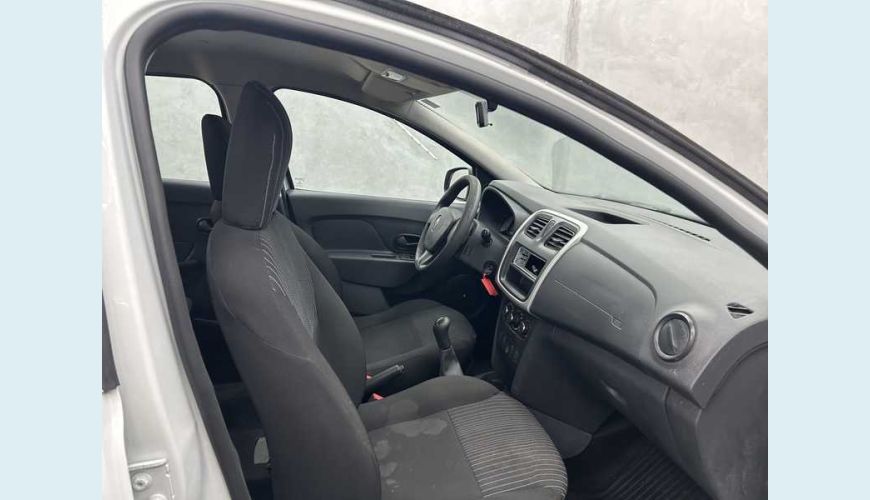 RENAULT LOGAN AUTHENTIQUE 1.0 12V SCE FLEX - BRANCO - 2020 Foto 8 (Grande)