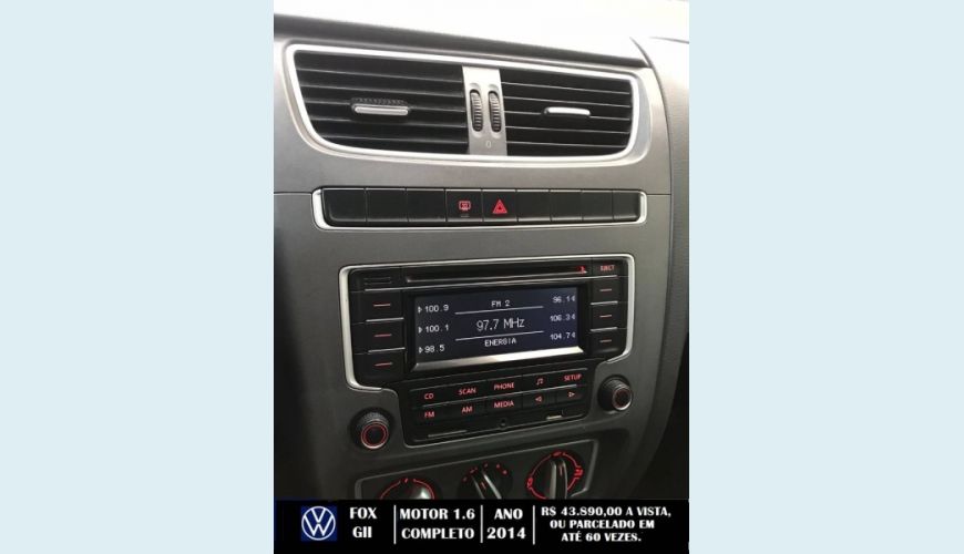 VOLKSWAGEN FOX 1.6 MI 8V FLEX 4P AUT. - BRANCO - 2014 Foto 9 (Grande)