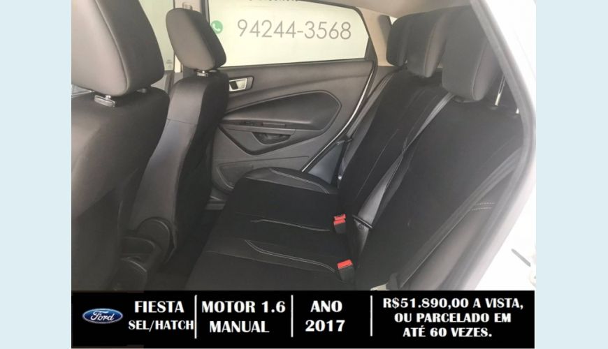 FORD FIESTA 1.6 SEL HATCH 16V FLEX 4P MANUAL - BRANCO - 2017 Foto 9 (Grande)