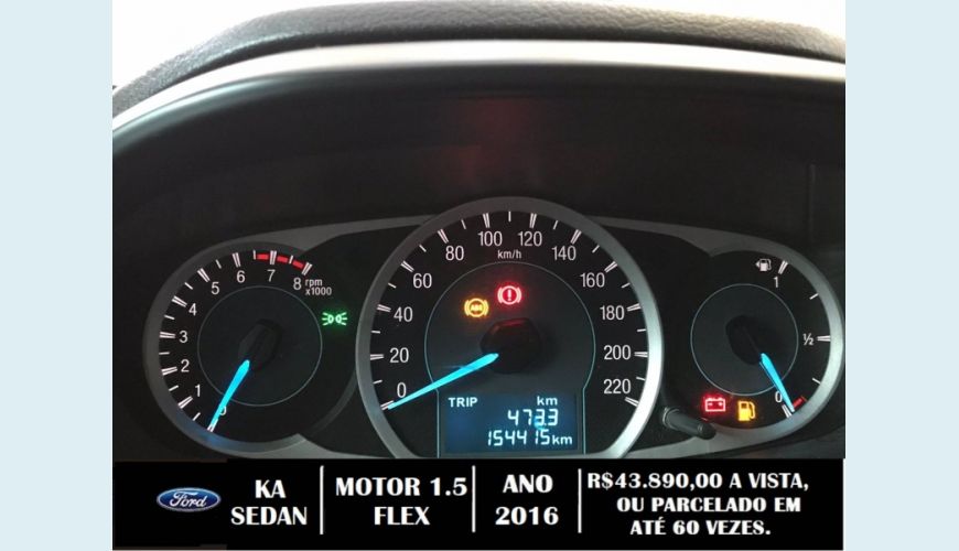 FORD KA 1.5 SIGMA FLEX SE MANUAL - BRANCO - 2016 Foto 9 (Grande)