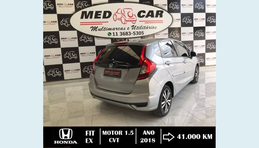 HONDA FIT 1.5 EX 16V FLEX 4P AUT. - CINZA - 2018 Foto 9 (Grande)