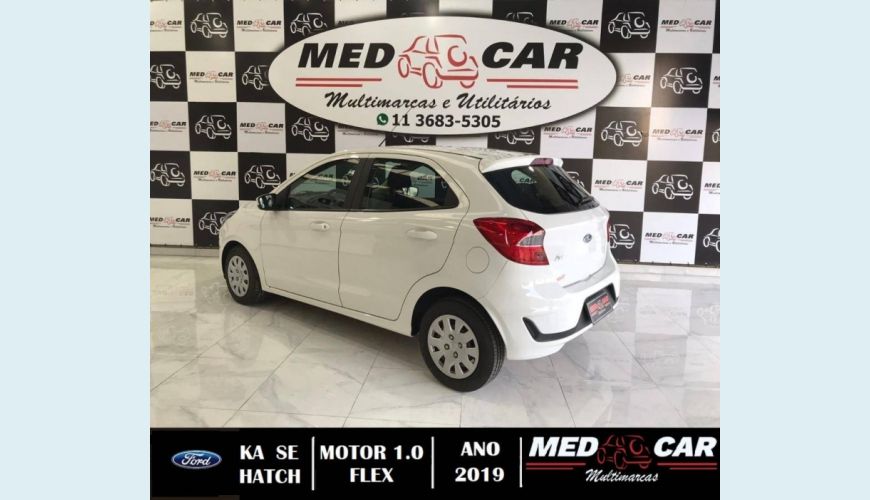 FORD KA 1.0 TI-VCT FLEX SE MANUAL - BRANCO - 2019 Foto 9 (Grande)