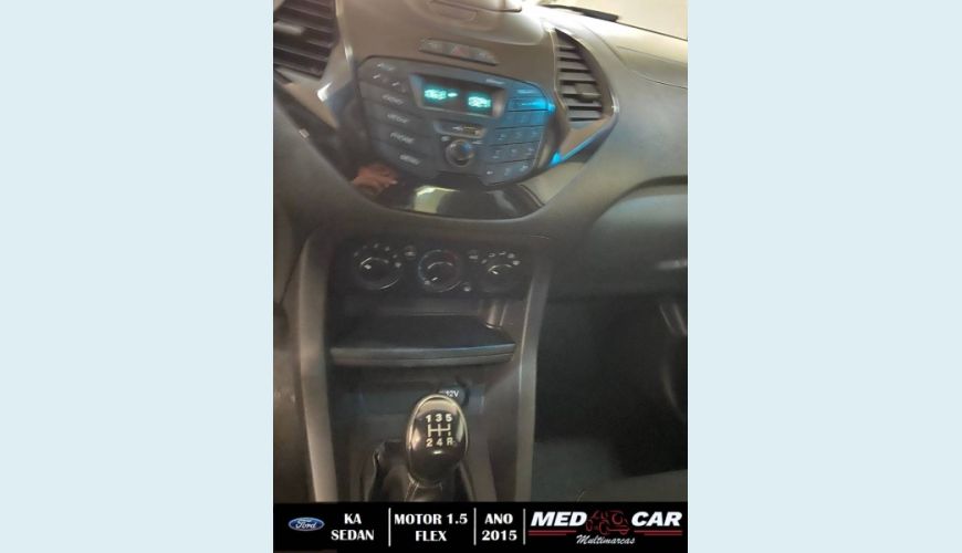 FORD KA 1.5 SIGMA FLEX SE MANUAL - PRATA - 2015 Foto 9 (Grande)
