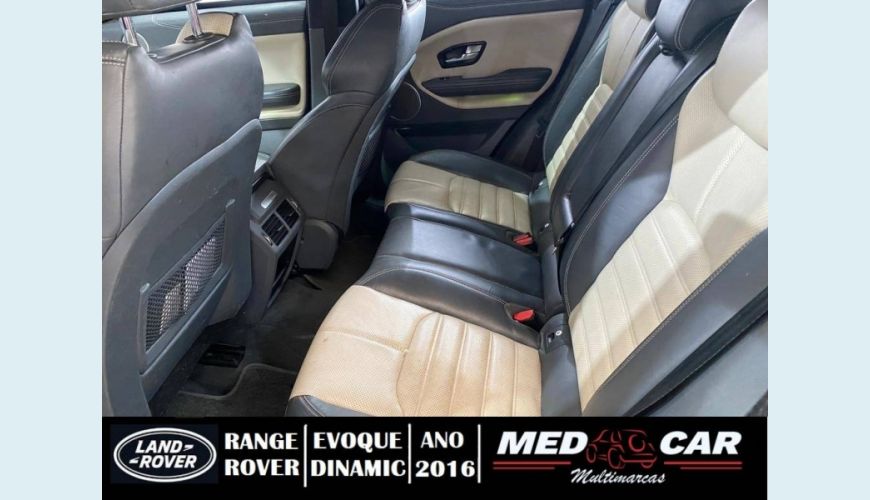 LAND ROVER RANGE ROVER EVOQUE 2.0 HSE DYNAMIC 4WD 16V 4P AUT. - PRETO - 2016 Foto 9 (Grande)
