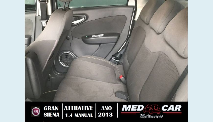 FIAT SIENA 1.4 MPI ATTRACTIVE 8V FLEX 4P MANUAL - PRATA - 2013 Foto 9 (Grande)