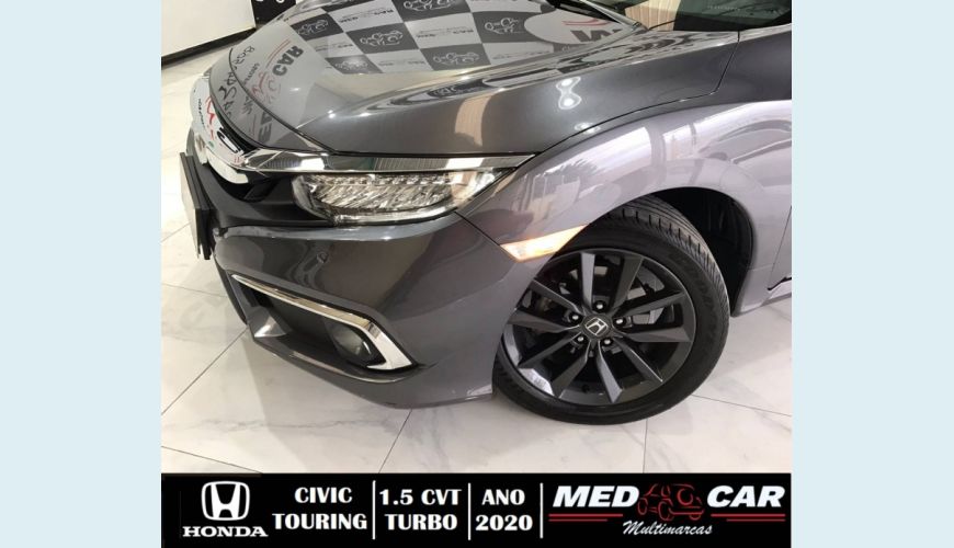 HONDA CIVIC 1.5 16V TURBO TOURING 4P CVT - CINZA - 2020 Foto 9 (Grande)