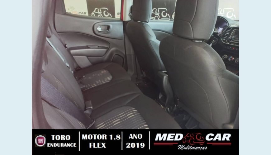 FIAT TORO 1.8 16V EVO FLEX ENDURANCE AT6 - VERMELHO - 2019 Foto 9 (Grande)