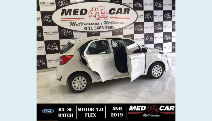 FORD KA 1.0 TI-VCT FLEX SE MANUAL - BRANCO - 2019 Foto 9 (Grande)