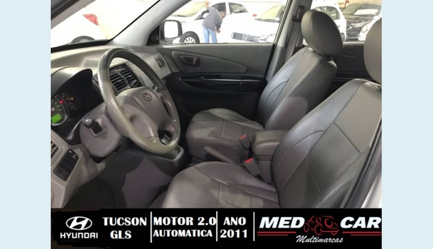 HYUNDAI TUCSON 2.0 MPFI GLS 16V 143CV 2WD 4P AUT. - PRATA - 2011 Foto 9 (Grande)