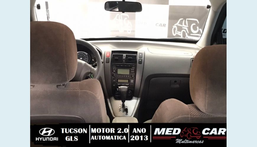 HYUNDAI TUCSON 2.0 MPFI GLS 16V 143CV 2WD 4P AUT. - PRETO - 2013 Foto 9 (Grande)