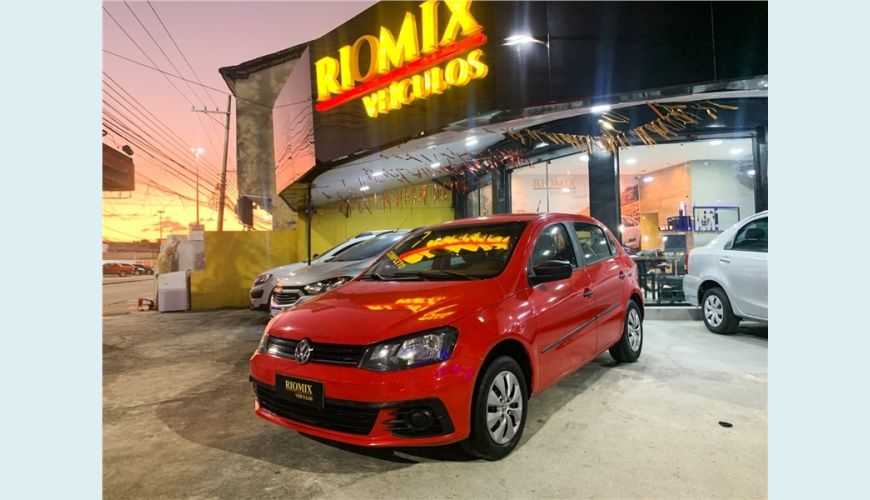 VOLKSWAGEN GOL 1.6 MSI TOTALFLEX TRENDLINE 4P MANUAL - VERMELHO - 2017 Foto 9 (Grande)