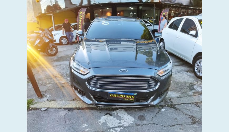FORD FUSION 2.0 TITANIUM AWD 16V 4P AUT. - CINZA - 2016 Foto 9 (Grande)