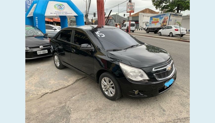 CHEVROLET COBALT 1.8 MPFI LT 8V FLEX 4P MANUAL - PRETO - 2015 Foto 9 (Grande)