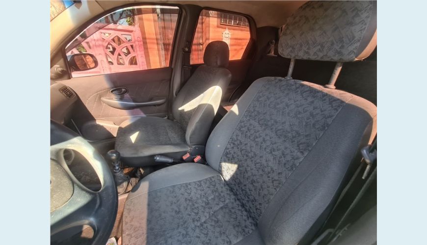 FIAT PALIO 1.0 MPI FIRE 8V FLEX 4P MANUAL - CINZA - 2008 Foto 9 (Grande)