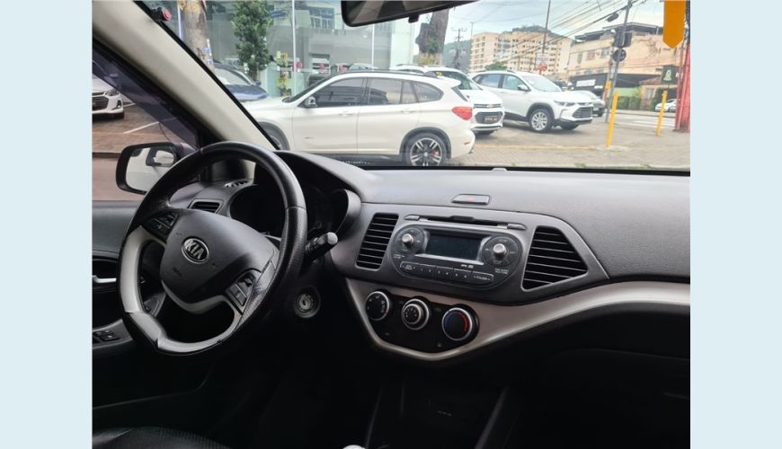 KIA PICANTO 1.0 EX 12V FLEX 4P MANUAL - CINZA - 2014 Foto 9 (Grande)