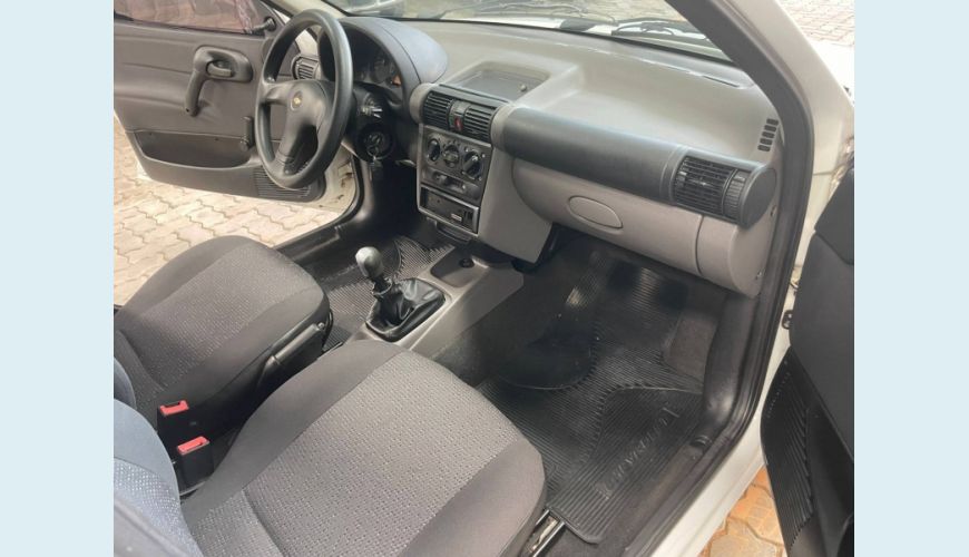 CHEVROLET CLASSIC 1.0 MPFI LS 8V FLEX 4P MANUAL - BRANCO - 2014 Foto 9 (Grande)