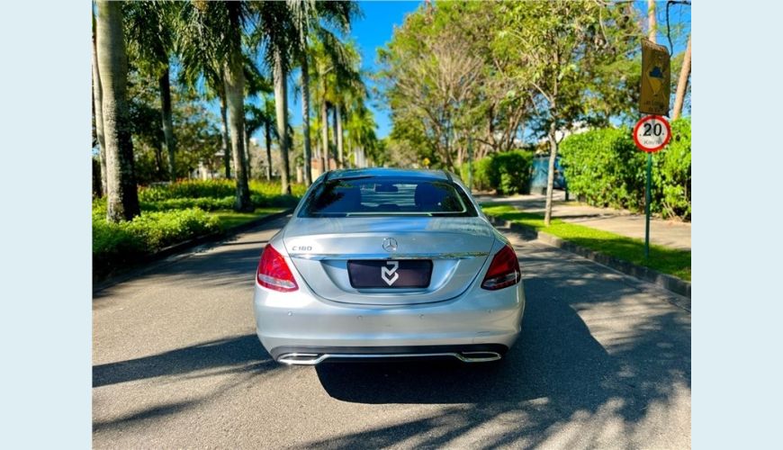 MERCEDES-BENZ C 180 1.6 CGI AVANTGARDE 16V TURBO 4P AUT. - PRATA - 2016 Foto 9 (Grande)
