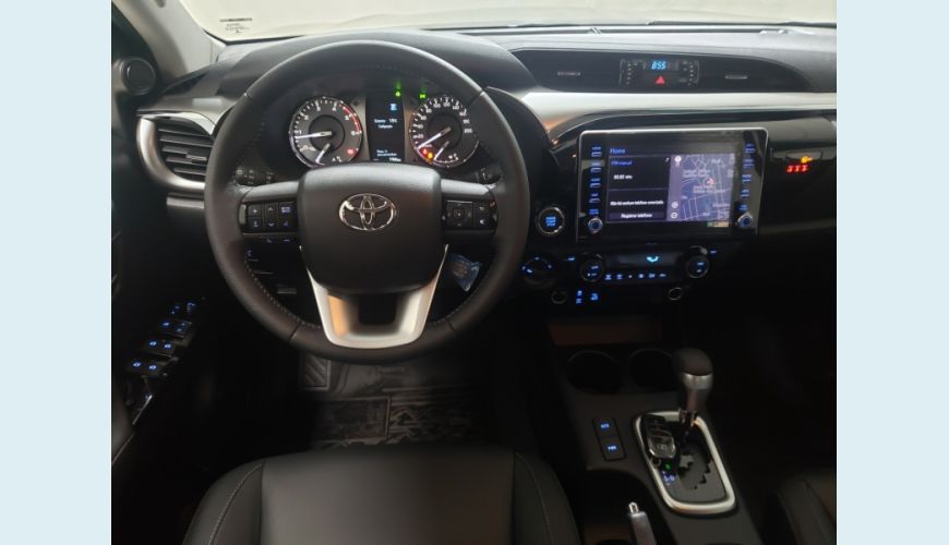 TOYOTA HILUX 2.8 D-4D TURBO DIESEL CD SRV 4X4 AUT. - CINZA - 2024 Foto 9 (Grande)