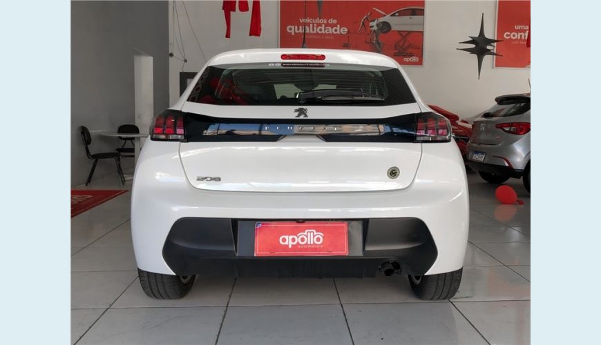PEUGEOT 208 1.6 16V FLEX ACTIVE PACK AT6 - BRANCO - 2021 Foto 9 (Grande)