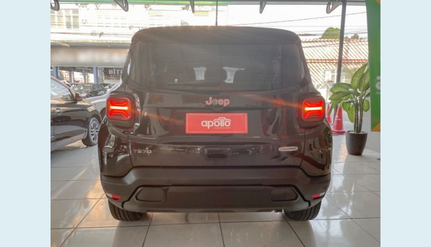 JEEP RENEGADE 1.3 T270 TURBO FLEX LONGITUDE AT6 - PRETO - 2023 Foto 9 (Grande)