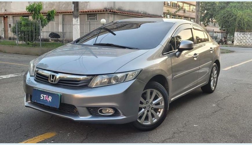 HONDA CIVIC LXS - CINZA - 2013 Foto 9 (Grande)