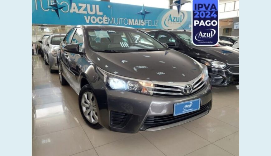 TOYOTA COROLLA 1.8 GLI 16V FLEX 4P AUT. - CINZA - 2016 Foto 9 (Grande)