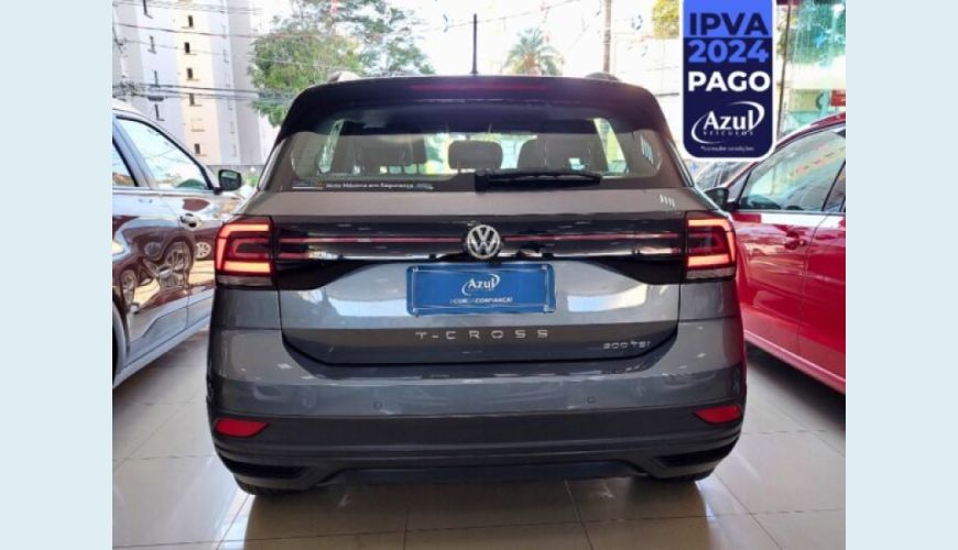 VOLKSWAGEN T-CROSS 1.0 200 TSI TOTAL FLEX AUT. - CINZA - 2020 Foto 9 (Grande)