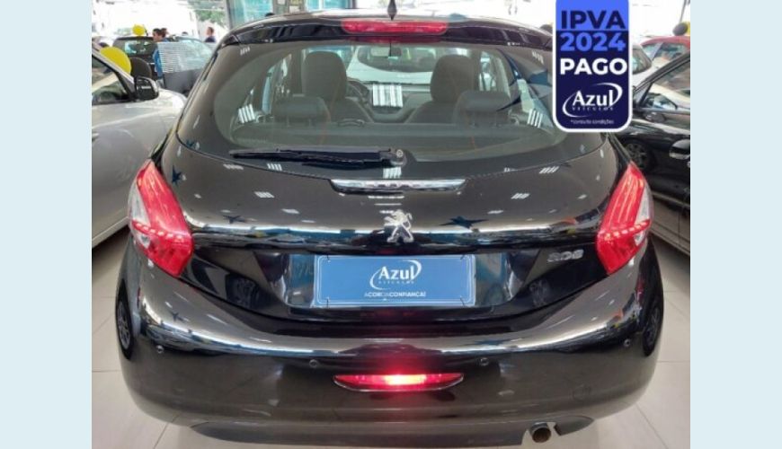 PEUGEOT 208 1.5 ALLURE 8V FLEX 4P MANUAL - PRETO - 2014 Foto 9 (Grande)
