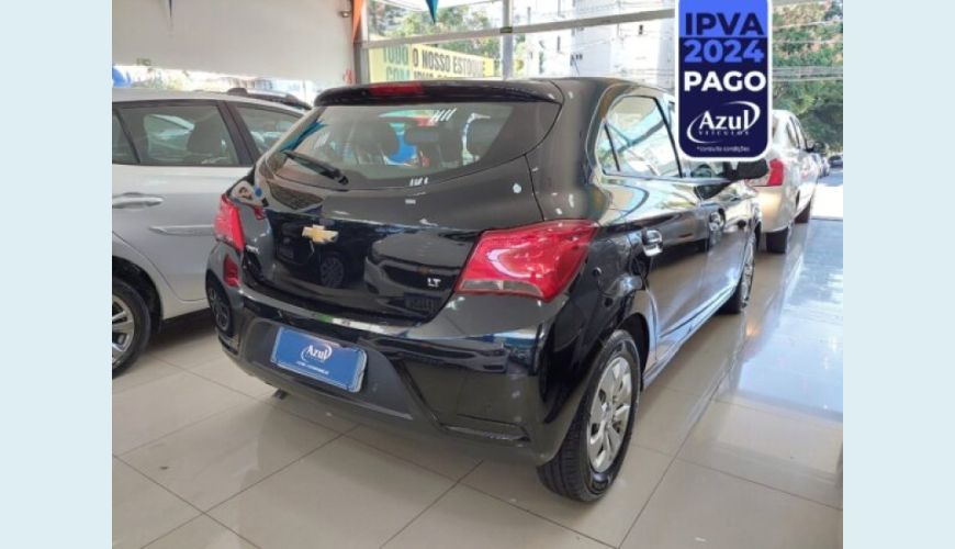 CHEVROLET ONIX 1.0 MPFI LT 8V FLEX 4P MANUAL - PRETO - 2019 Foto 9 (Grande)