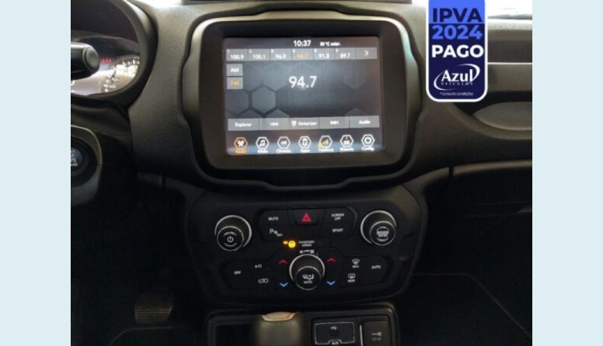 JEEP RENEGADE 1.8 16V FLEX LIMITED 4P AUT. - PRETO - 2020 Foto 9 (Grande)