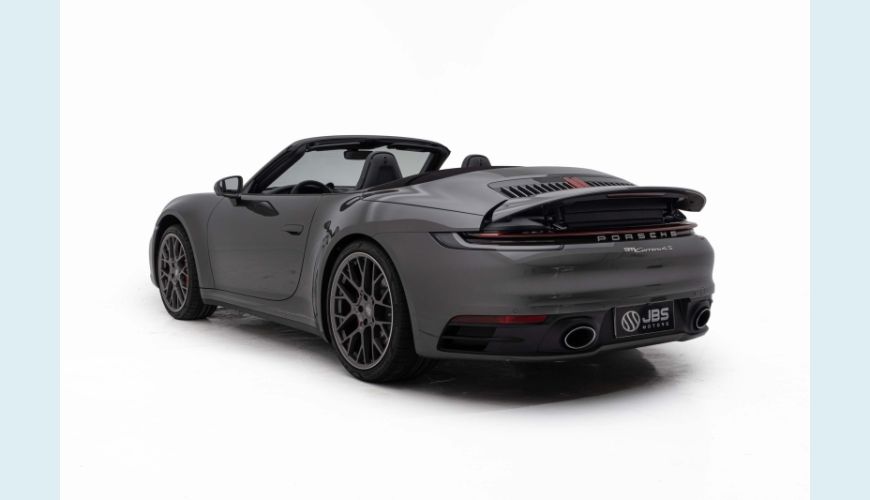 PORSCHE 911 3.0 24V H6 CARRERA 4S CABRIOLET PDK - CINZA - 2021 Foto 9 (Grande)