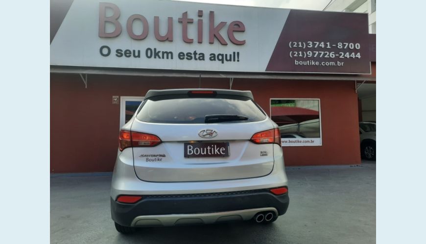 HYUNDAI SANTA FE 3.3 MPFI 4X4 V6 270CV 4P AUT. - PRATA - 2014 Foto 9 (Grande)