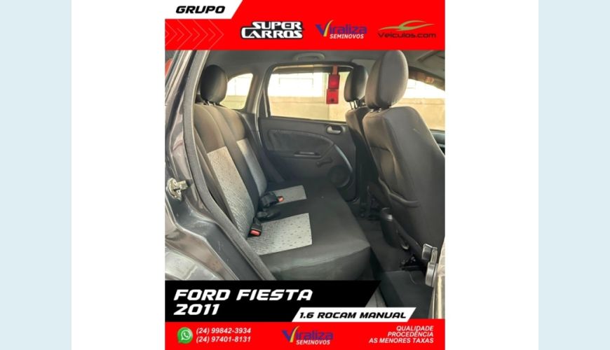 FORD FIESTA - CINZA - 2011 Foto 9 (Grande)