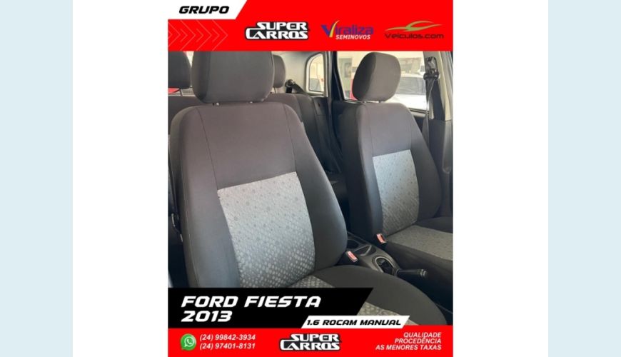FORD FIESTA - PRETO - 2013 Foto 9 (Grande)