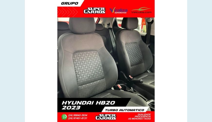 HYUNDAI HB 20 - PRETO - 2023 Foto 9 (Grande)