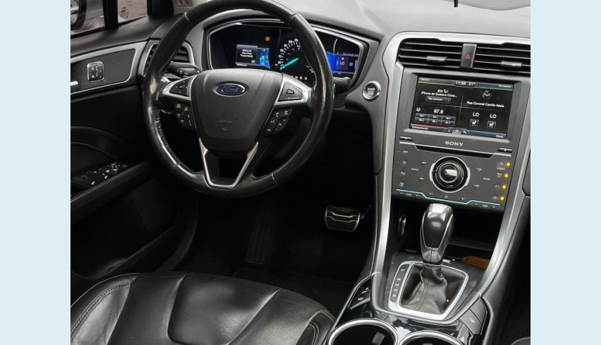 FORD FUSION TITANIUM 2.0 GTDI ECO. AWD AUT. - PRATA - 2013 Foto 9 (Grande)