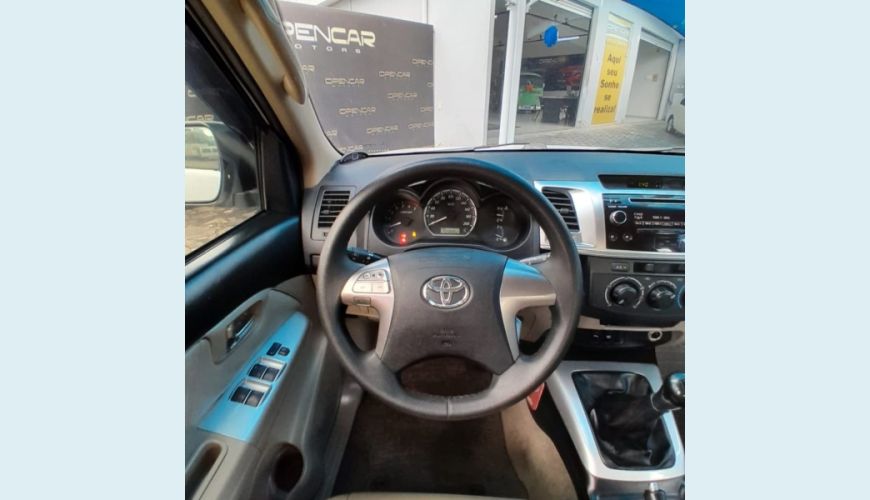 TOYOTA HILUX 2.7 SR 4X2 16V FLEX 4P MANUAL - BRANCO - 2014 Foto 9 (Grande)