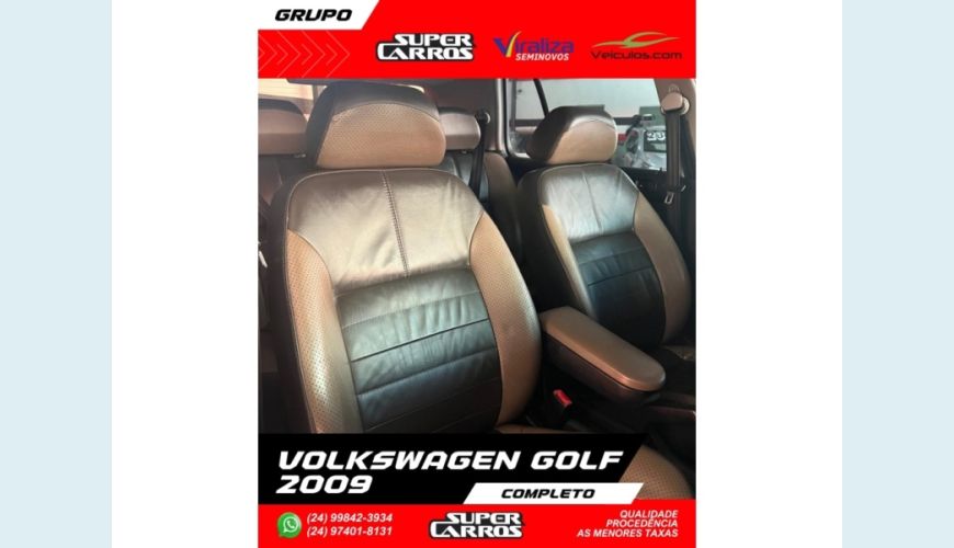VOLKSWAGEN GOLF - PRATA - 2009 Foto 9 (Grande)