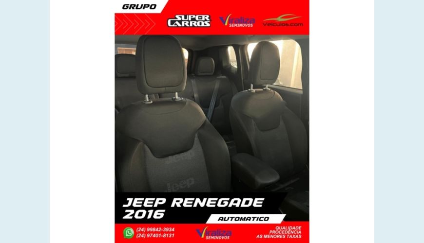 JEEP RENEGADE - VERMELHO - 2016 Foto 9 (Grande)