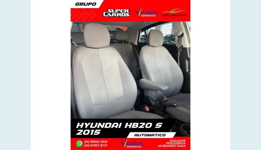 HYUNDAI HB 20S - BRANCO - 2015 Foto 9 (Grande)