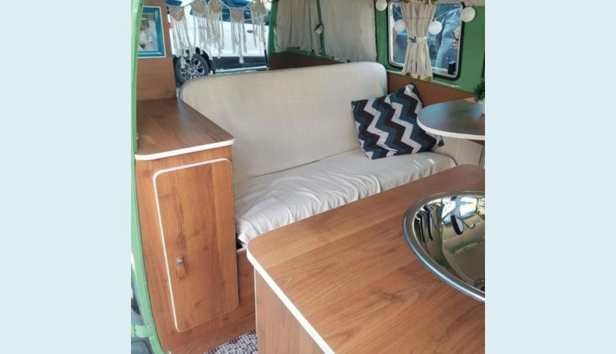 VOLKSWAGEN KOMBI 1.4 KOMBI CAMPER MOTORHOME - VERDE - 1996 Foto 9 (Grande)