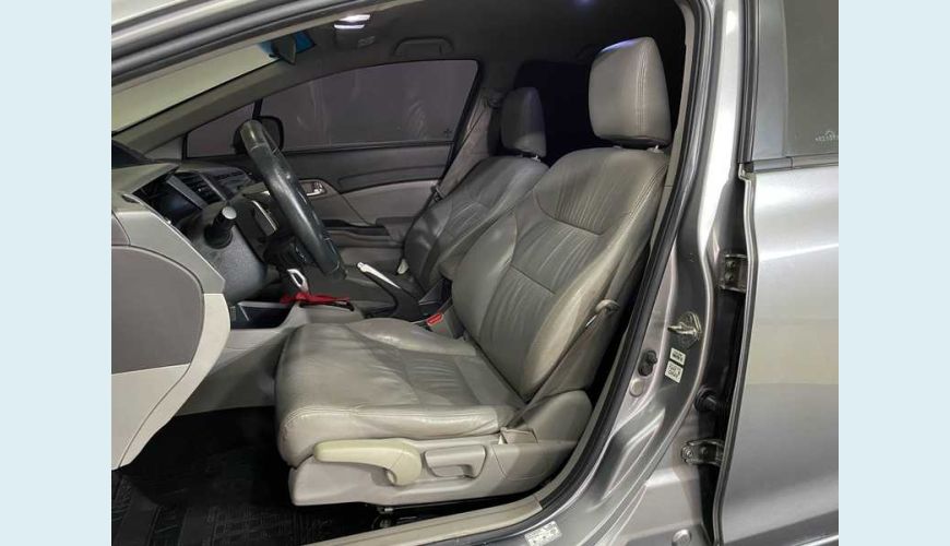 HONDA CIVIC NEW LXR 2.0 I-VTEC AUT. FLEX - CINZA - 2014 Foto 9 (Grande)