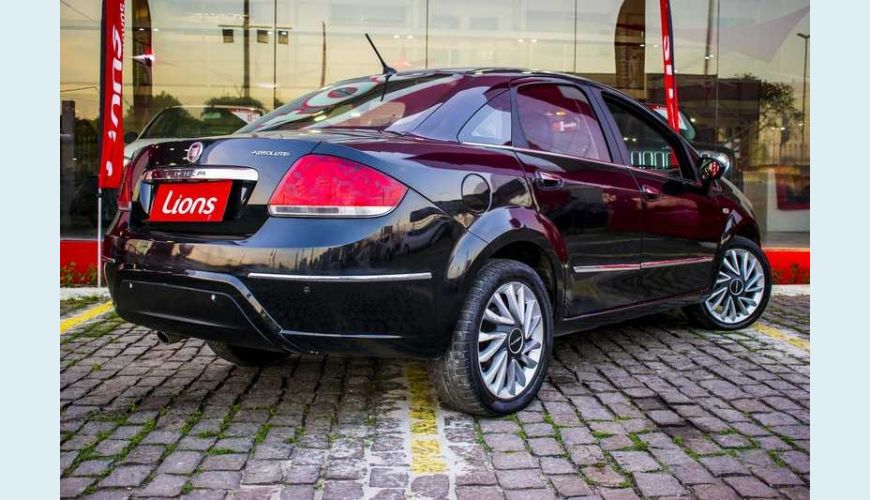 FIAT LINEA ABSOLUTE 1.8 16V DUALOGIC FLEX - PRETO - 2016 Foto 9 (Grande)