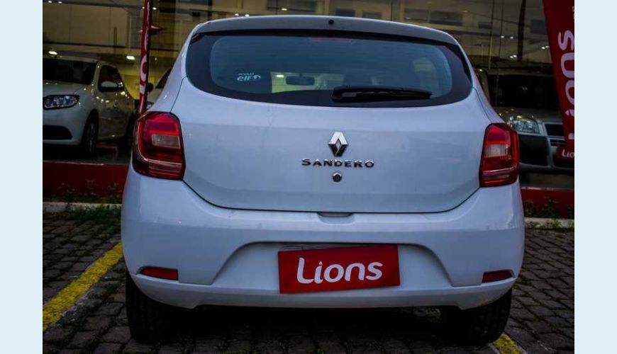 RENAULT SANDERO AUTHENTIQUE 1.0 12V SCE FLEX - BRANCO - 2018 Foto 9 (Grande)