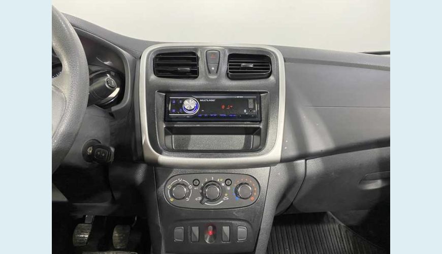 RENAULT LOGAN AUTHENTIQUE 1.0 12V SCE FLEX - PRATA - 2018 Foto 9 (Grande)
