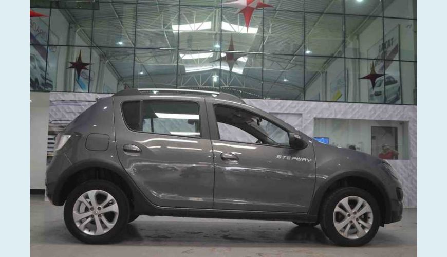 RENAULT SANDERO STEPWAY 1.6 8V FLEX - CINZA - 2017 Foto 9 (Grande)