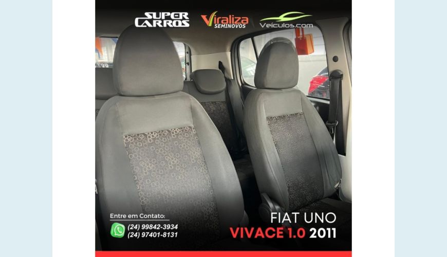 FIAT UNO - PRATA - 2011 Foto 9 (Grande)